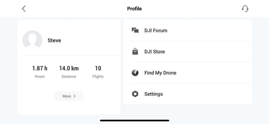 mavic mini flight logs