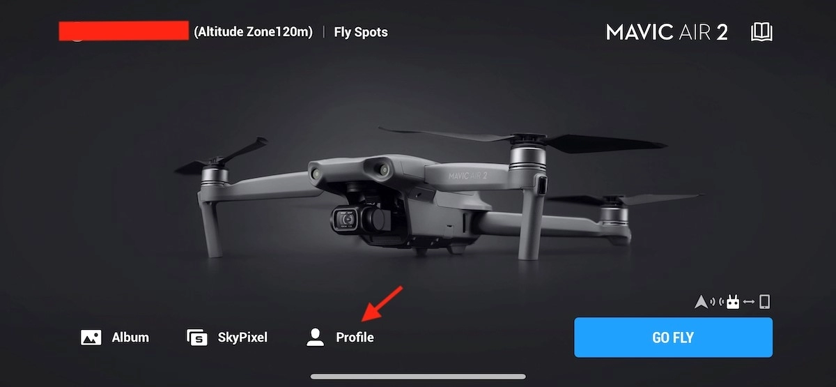 DJI Fly Найди мой дрон